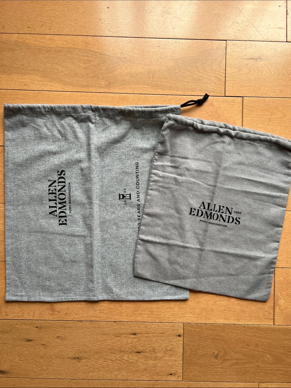 Allen Edmond Drawstring Dust Shoe Bags